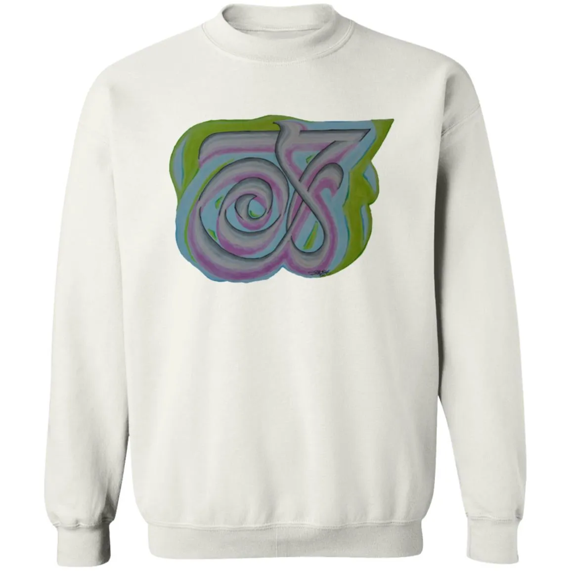 Pullover Sweatshirt with Arabic Calligraphy - Compassion (رحمة)