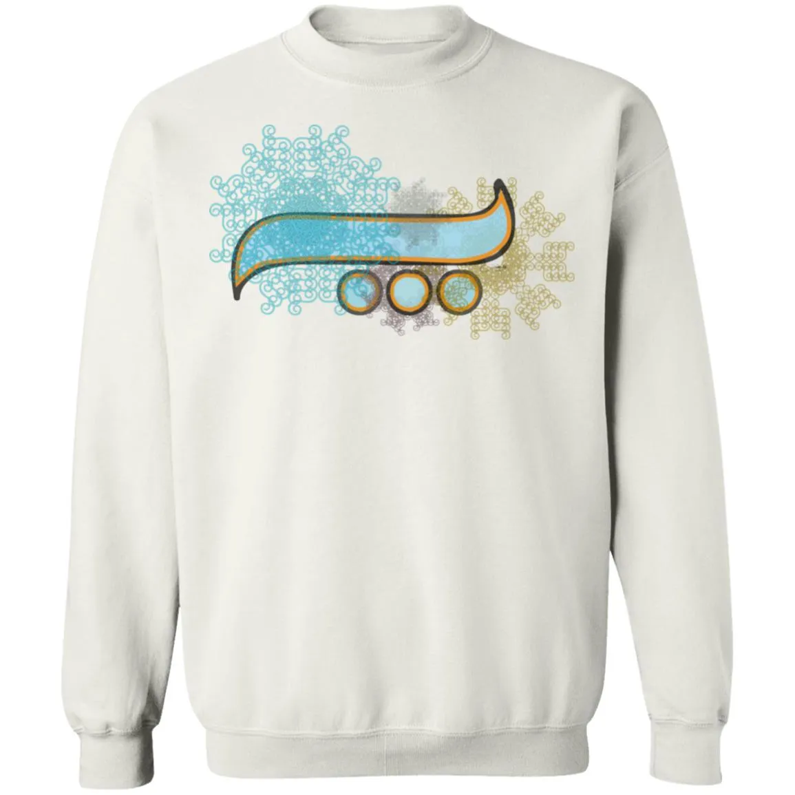 Pullover Sweatshirt with Persian Initial - 'Pai' (پ)