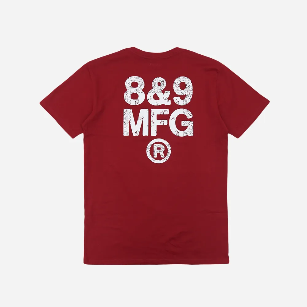 Rags T Shirt Burgundy