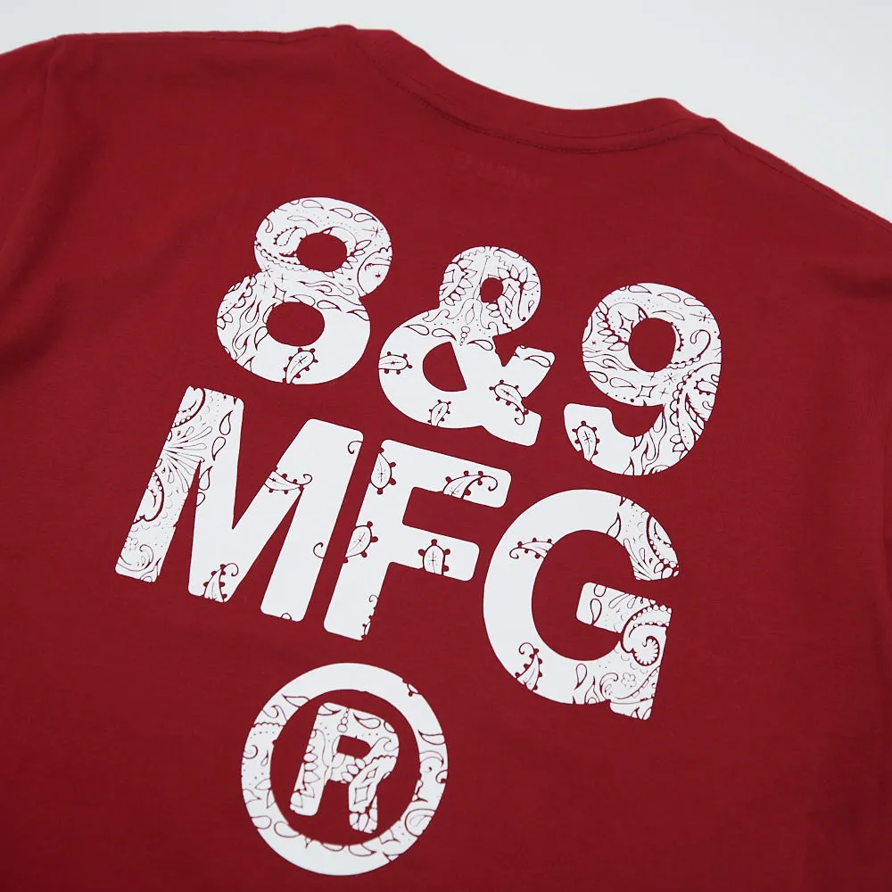 Rags T Shirt Burgundy