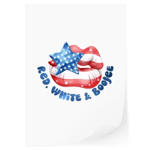 Red White & Boojee DTF Transfer