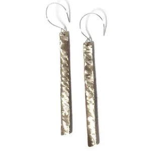 Skinny Fries 14Kt Gold Fill and Sterling Silver Earrings SFE002 by Votive Designs Jewelry