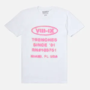 Stamped T Shirt White