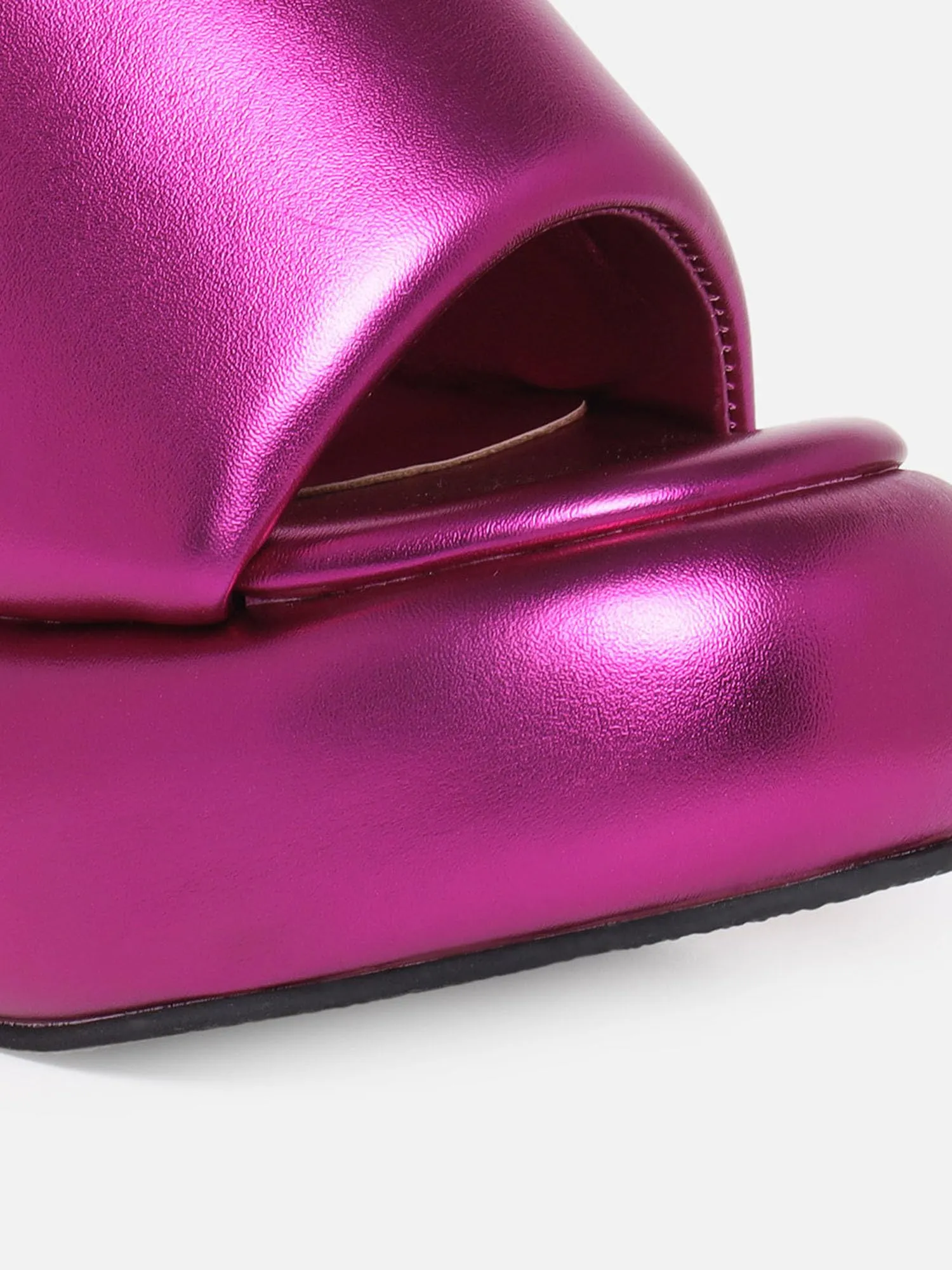 THE QUIRKY NAARI Metallic Chunks - Fuchsia in Trendy Bright Color | Metallic | 5 UK