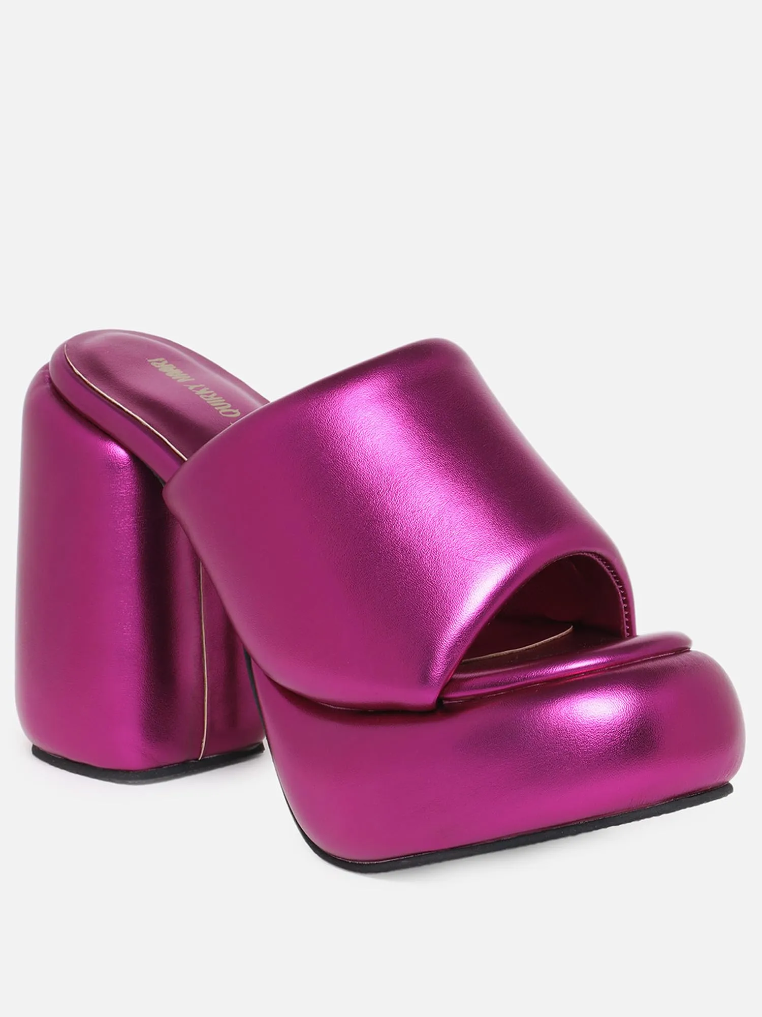 THE QUIRKY NAARI Metallic Chunks - Fuchsia in Trendy Bright Color | Metallic | 5 UK