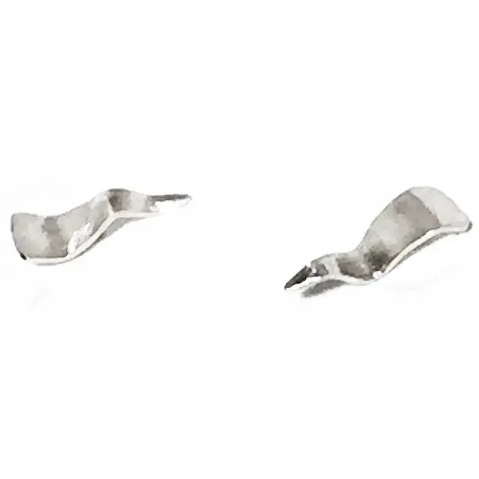 Tiny Crane Sterling Silver Post Earrings TNSE002 by Votive Designs Jewelry