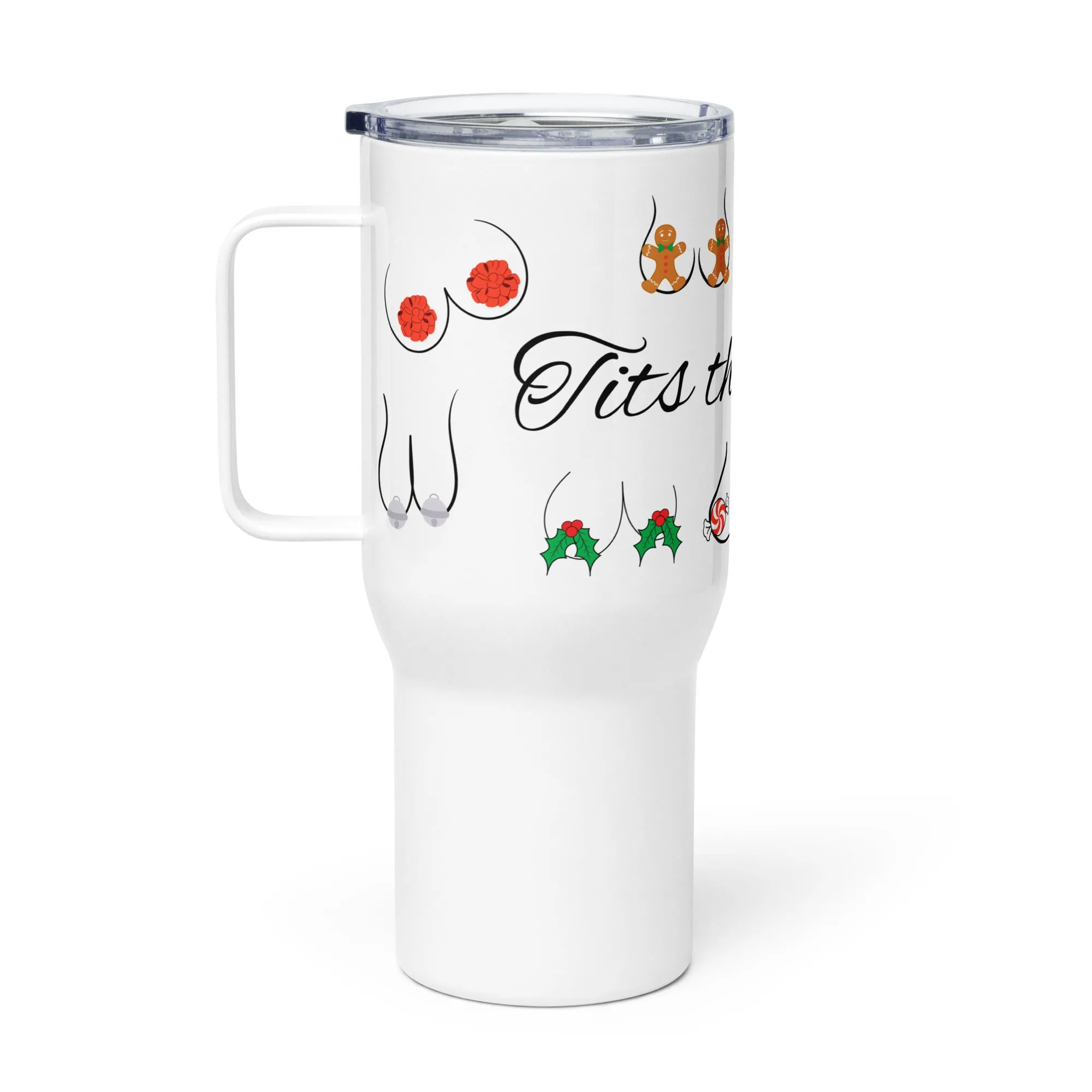 Tits the Season Travel Mug