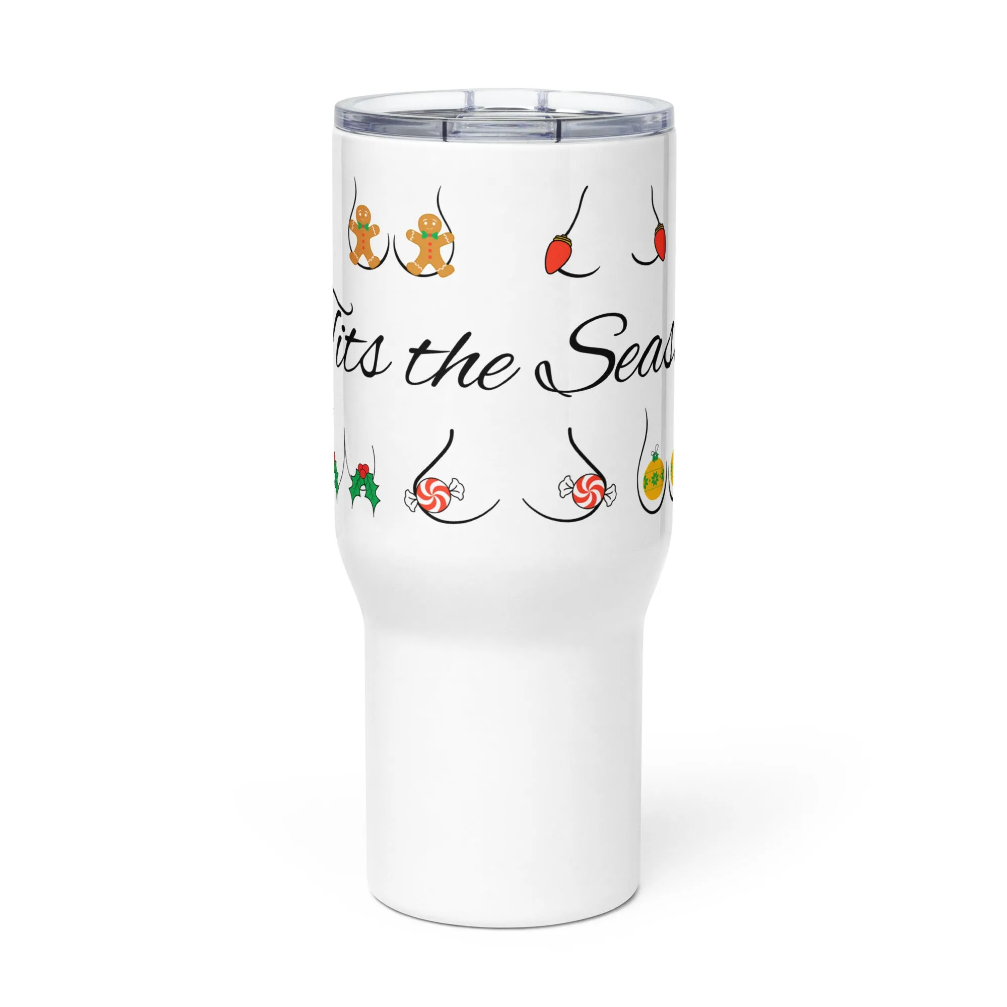 Tits the Season Travel Mug