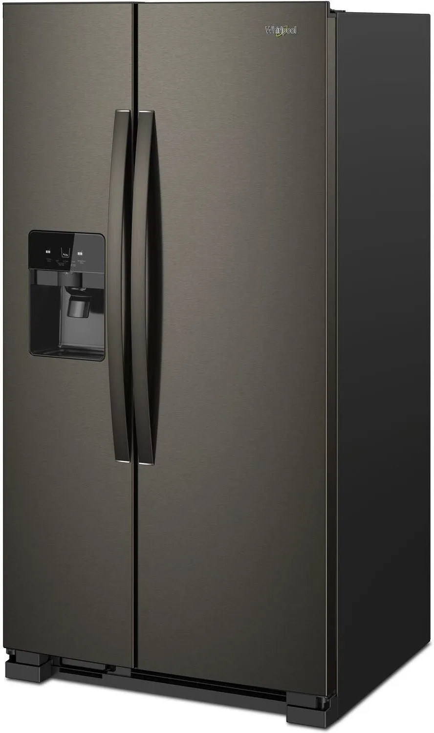 Whirlpool Black Stainless Steel Side-by-Side Refrigerator (21 Cu. Ft.) - WRS321SDHV