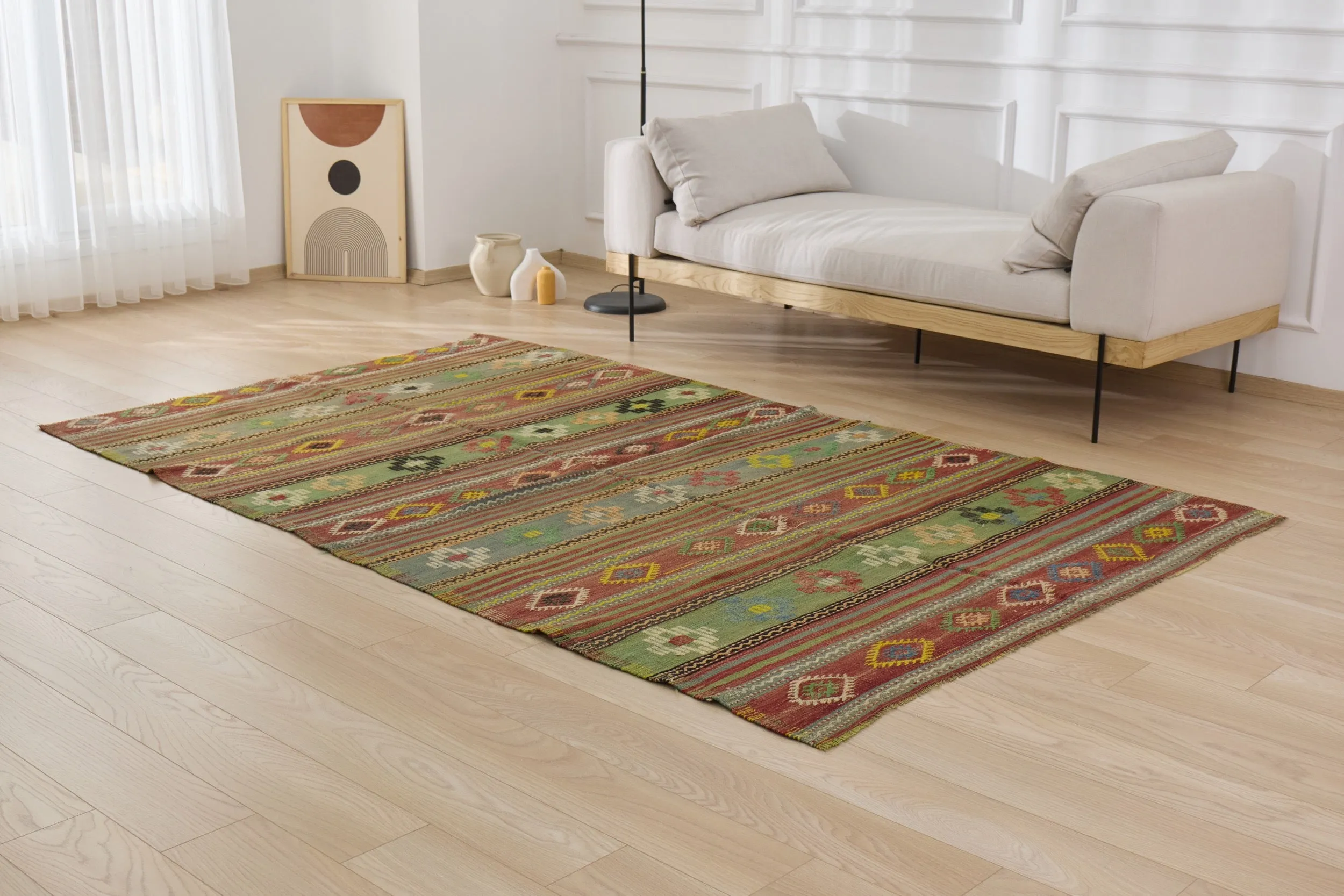 Yadira - Vintage Turkish Kilim Rug