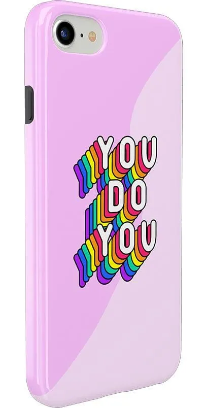 YOU DO YOU | Purple Print iPhone Case